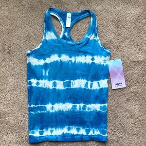 NWT Ivivva blue tie-die tank top.